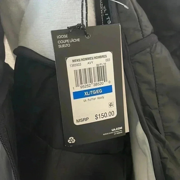 Men's Under Armour Utah Utes Hybrid Half-Zip Jacket - Black/White​​ - Picture 12 of 16